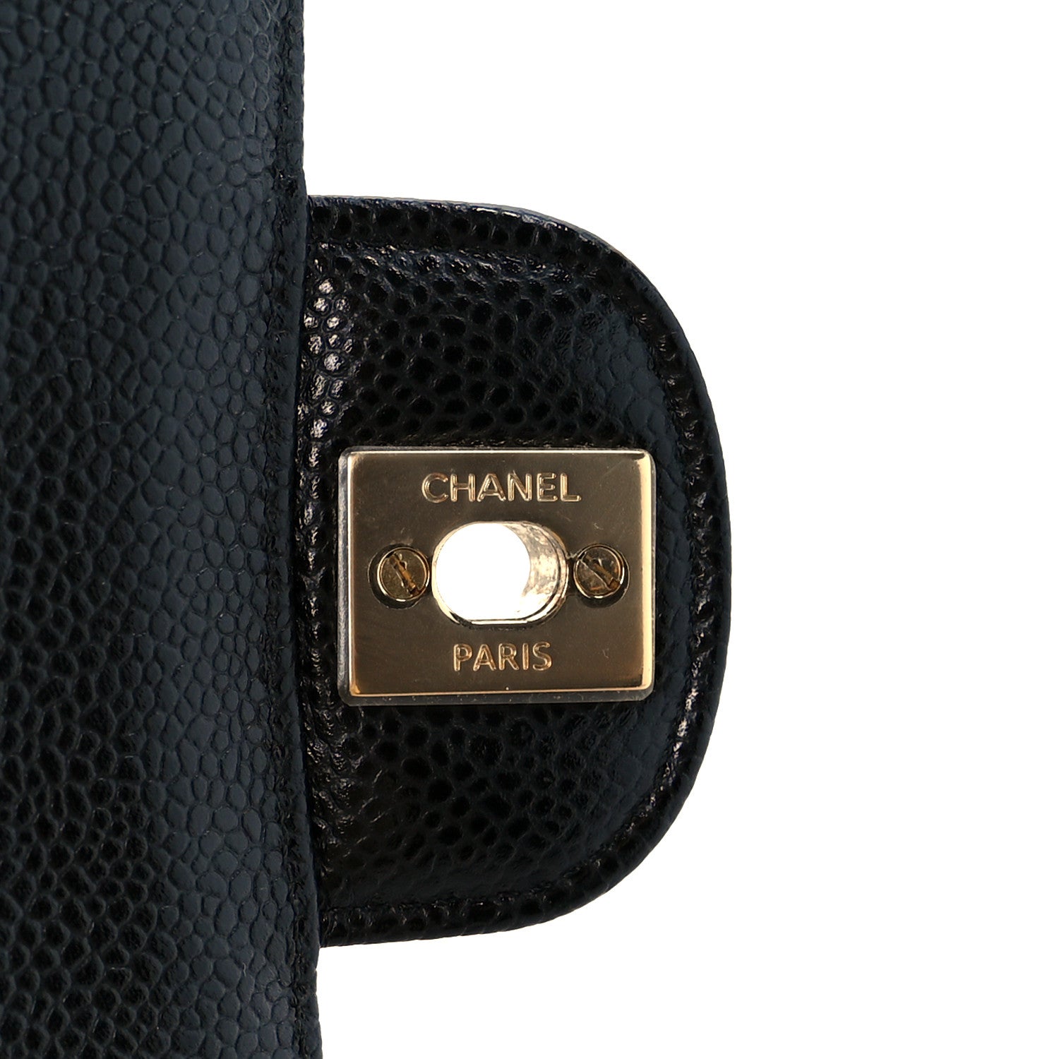 Chanel Caviar Quilted Medium Double Flap Black 7 of 12