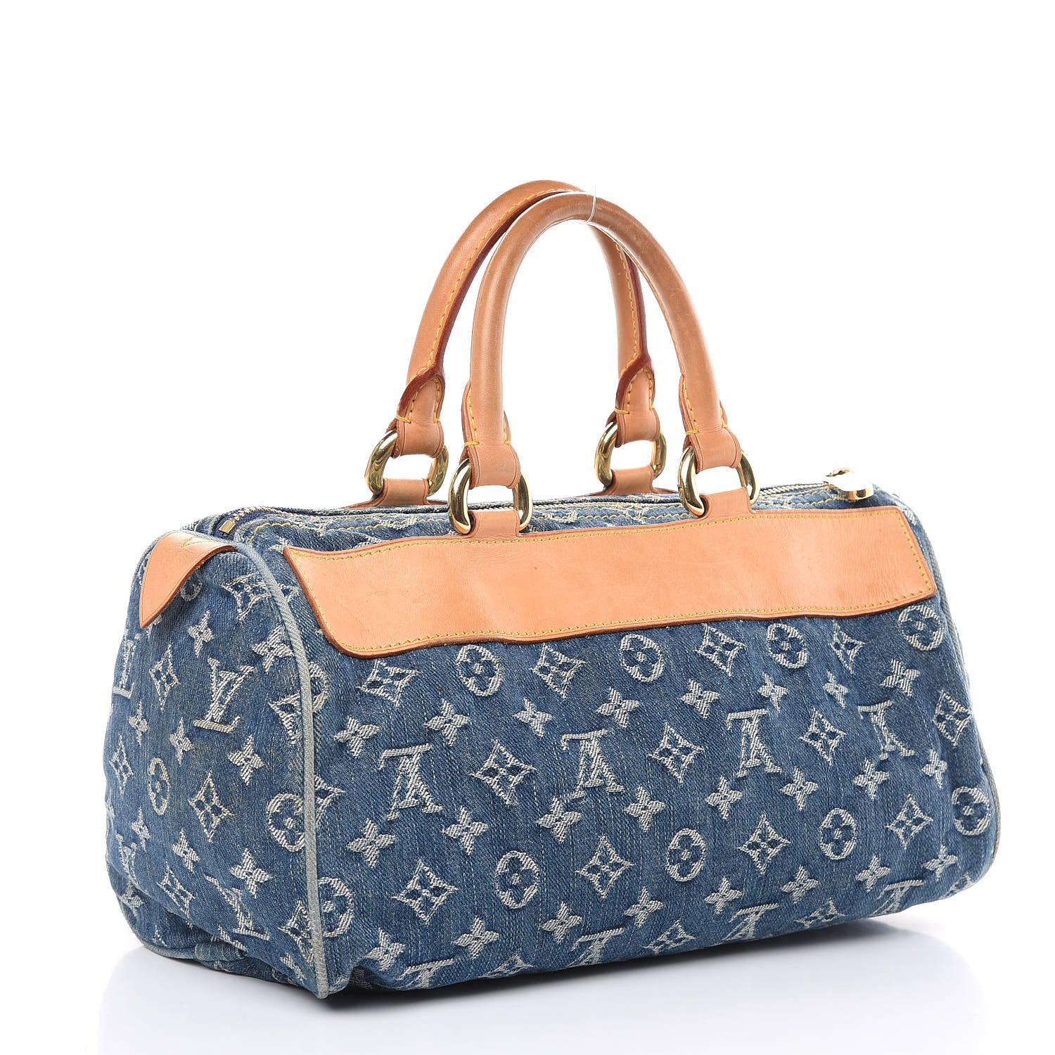 Louis Vuitton Monogram Denim Neo Speedy Blue 3 of 18