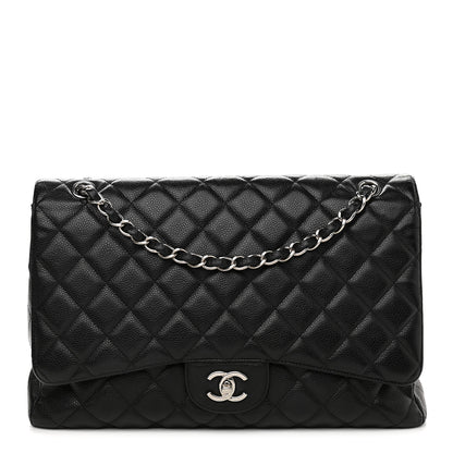 Chanel Caviar Quilted Maxi Single Flap Black 1 of 9