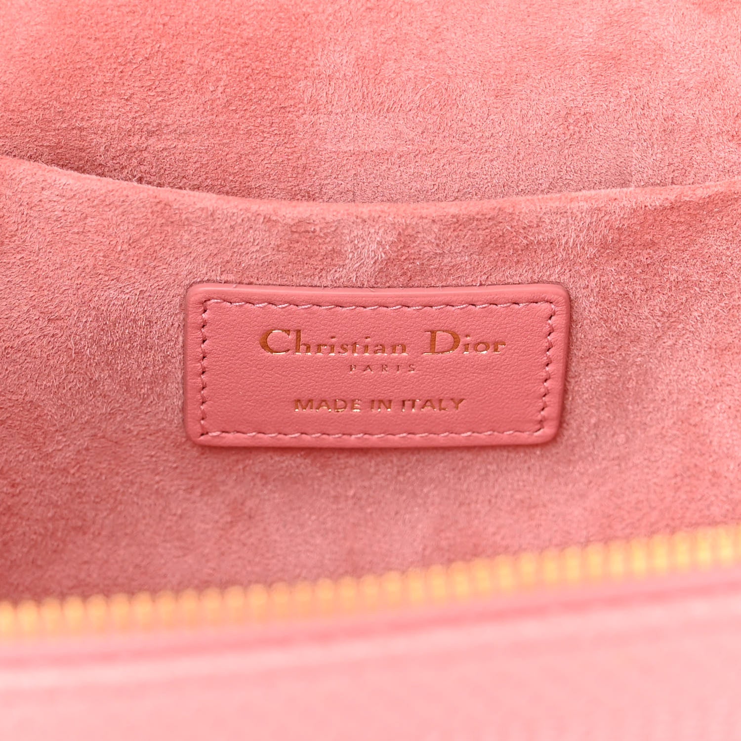 Christian Dior Lambskin Cannage Small Diortravel Vanity Case Pink 6 of 11