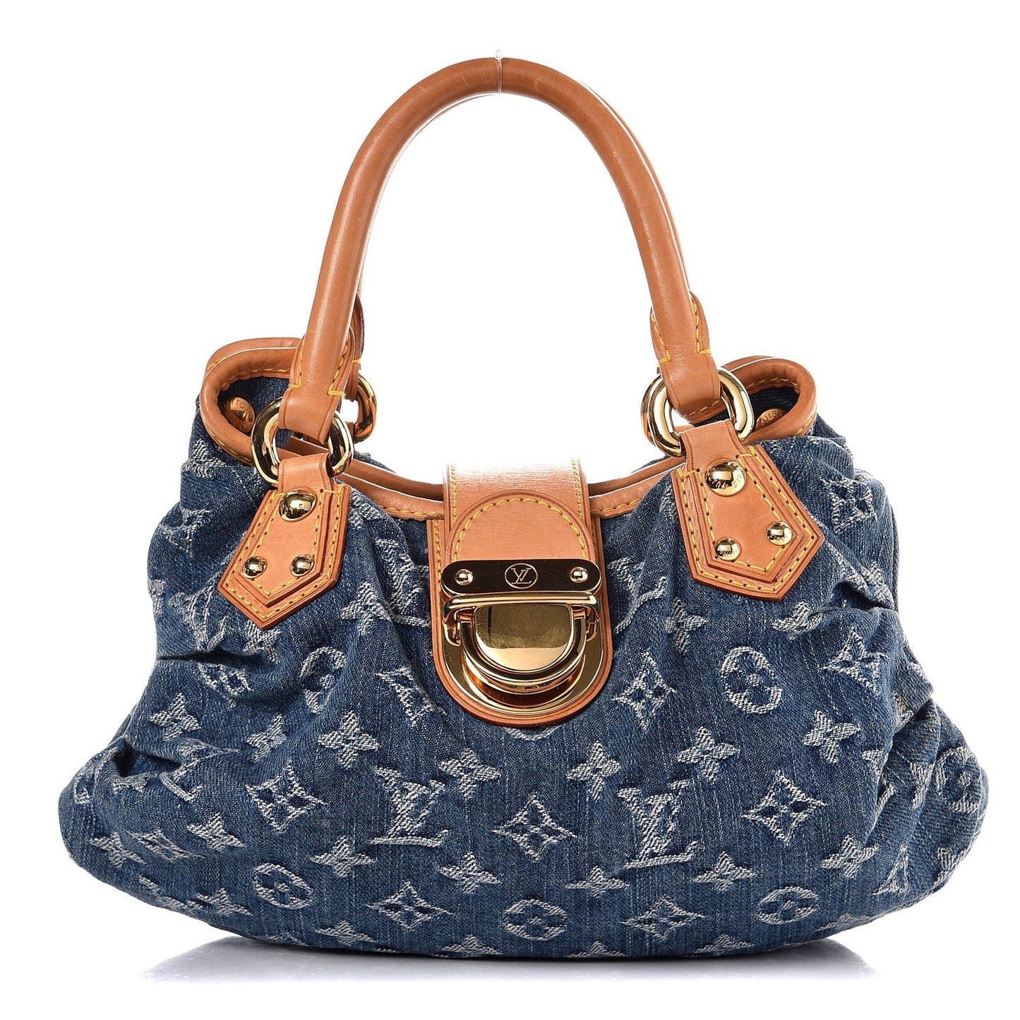 Monogram Denim Pleaty Blue
