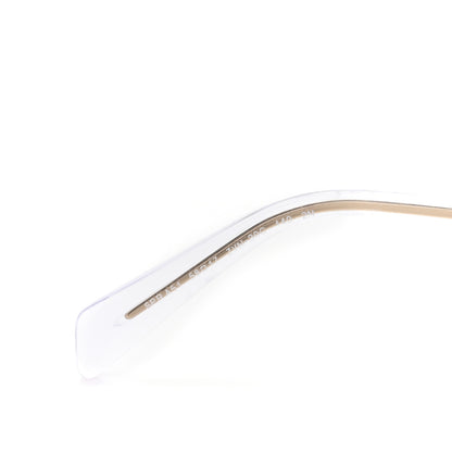 Prada Metal Symbole Triangle Logo Sunglasses SPR A51 Gold Blue 7 of 8
