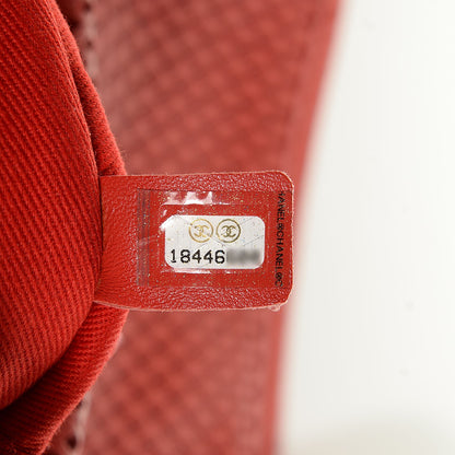 Chanel Perforated Calfskin Up In The Air Flap Red 8 of 8