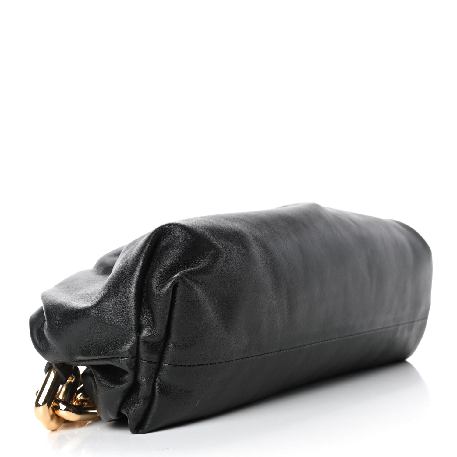 Bottega Veneta Calfskin The Pouch Chain Black 3 of 4