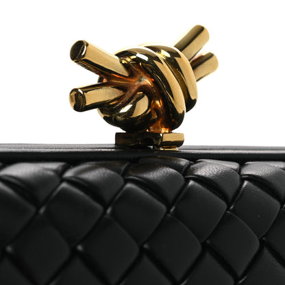 Bottega Veneta Nappa Intrecciato Knot Clutch Black 11 of 11