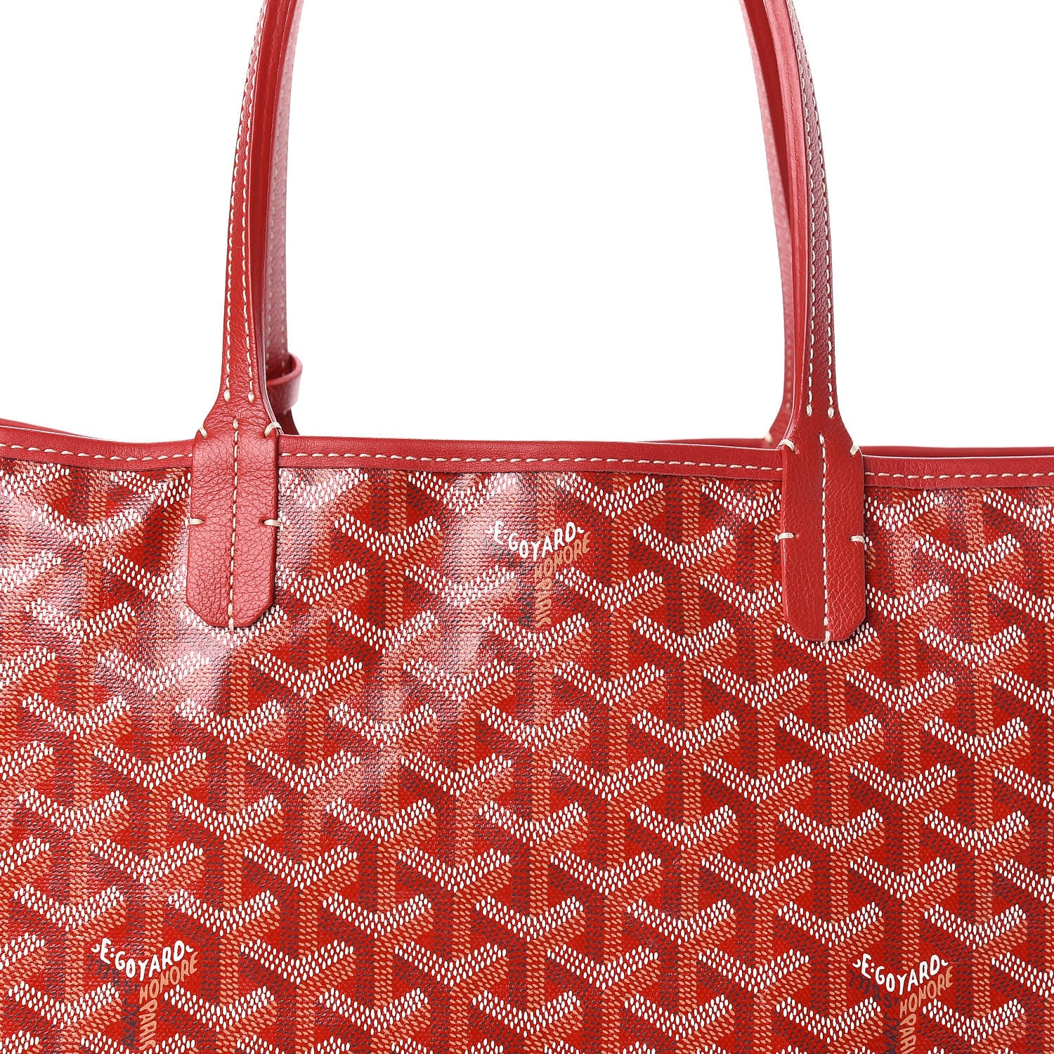 Goyard Goyardine Saint Louis PM Red 9 of 11