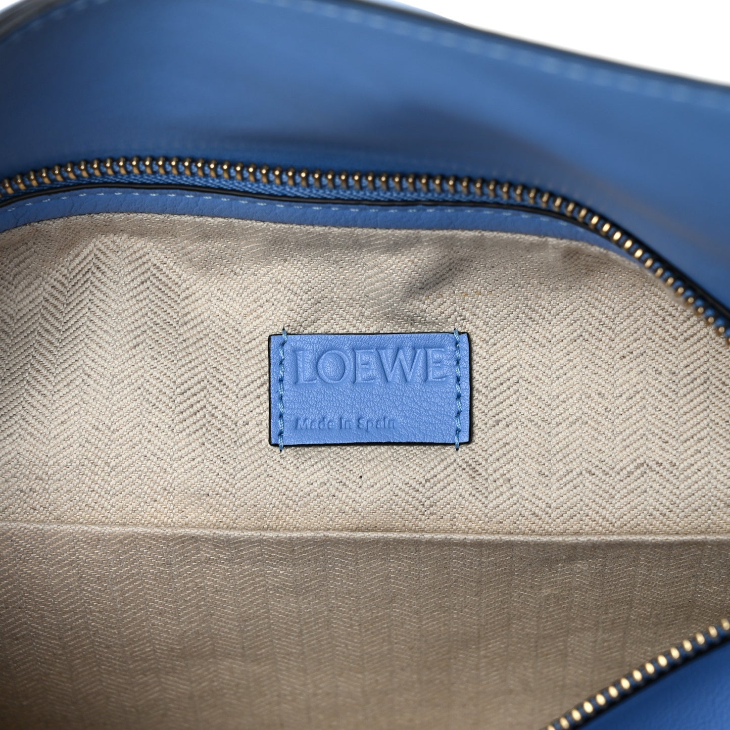 Calfskin Puzzle Hobo Celestine Blue