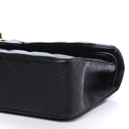 Chanel Caviar Quilted Medium Double Flap Black 8 of 8