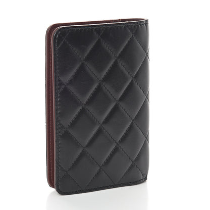Chanel Lambskin Quilted Small Agenda Cover Black 2 of 7