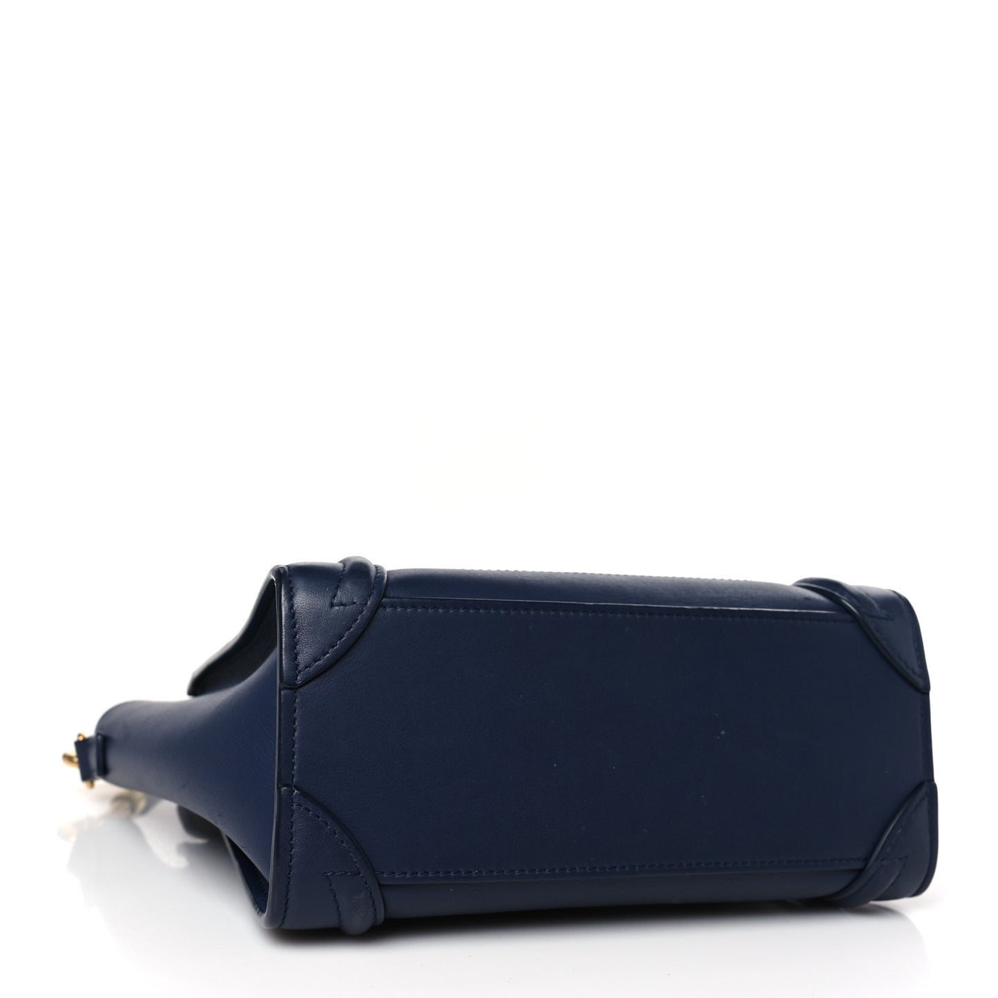 Smooth Calfskin Nano Luggage Navy Blue
