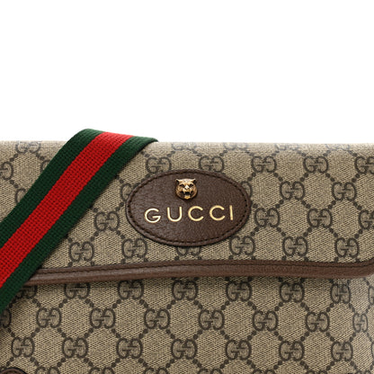 Gucci GG Supreme Monogram Neo Vintage Web Belt Bag Brown 8 of 10