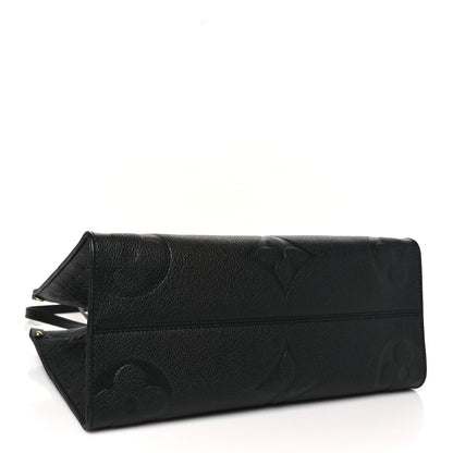 Louis Vuitton Empreinte Monogram Giant Onthego MM Black 4 of 9