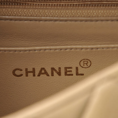 Chanel Lambskin Quilted Small Single Flap Beige 6 of 13