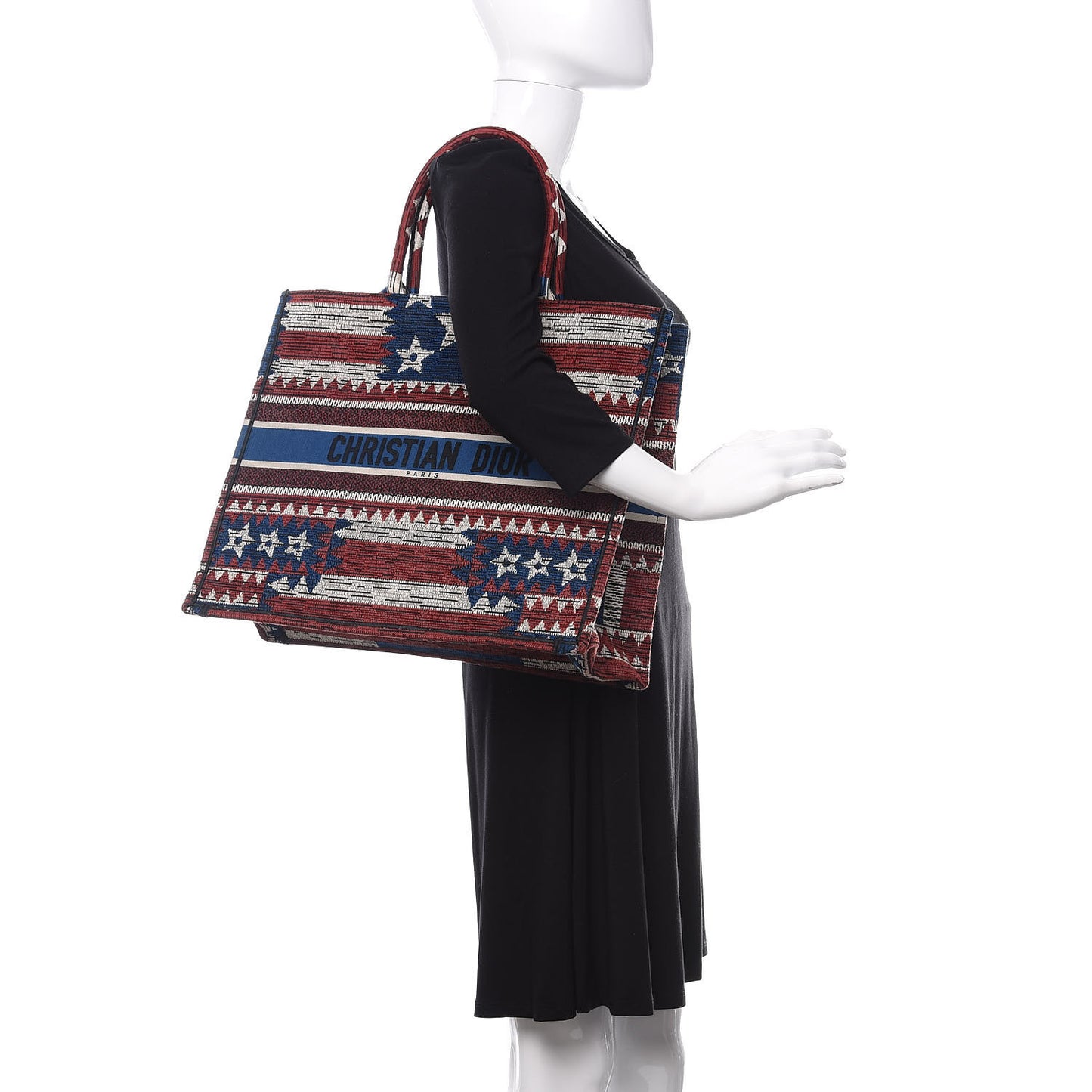 Canvas Embroidered Exclusive US Book Tote Multicolor