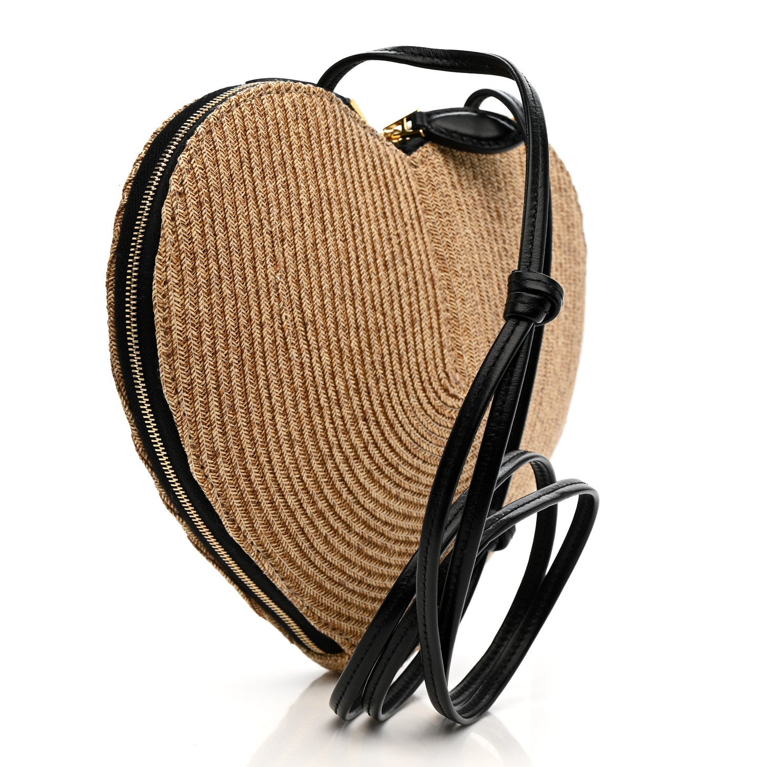 Alaia Raffia Le Coeur Bag Naturel 3 of 9