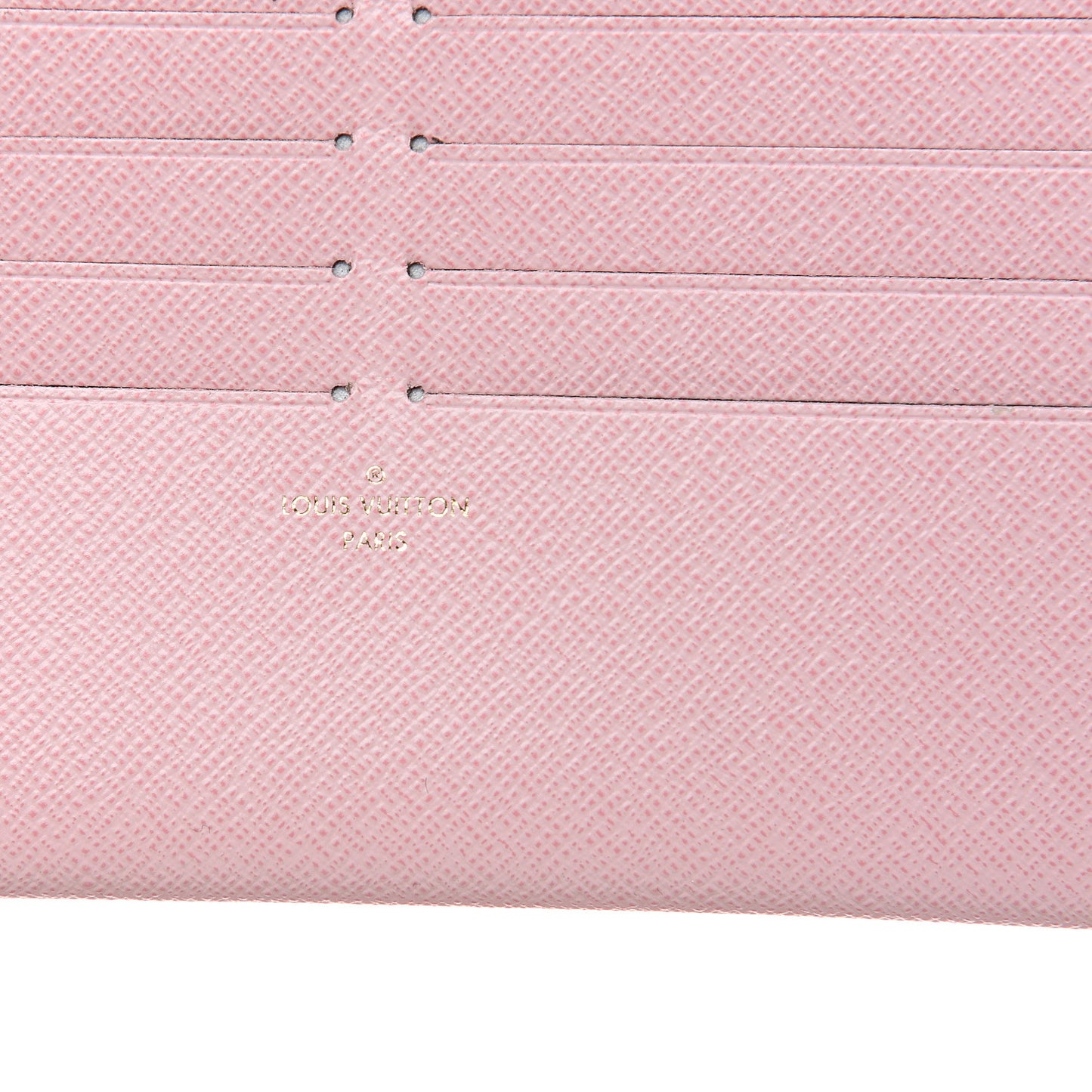 Damier Azur Pochette Felicie Chain Wallet Rose Ballerine