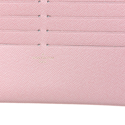 Louis Vuitton Damier Azur Pochette Felicie Chain Wallet Rose Ballerine 10 of 11