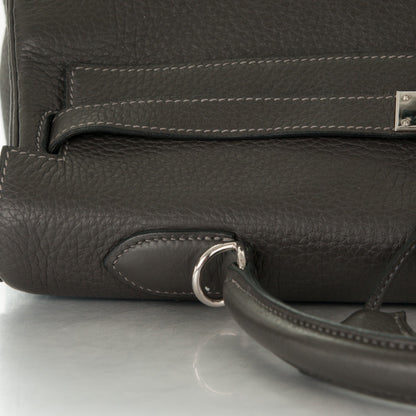 Hermes Taurillon Clemence Kelly Retourne 35 Graphite 12 of 27