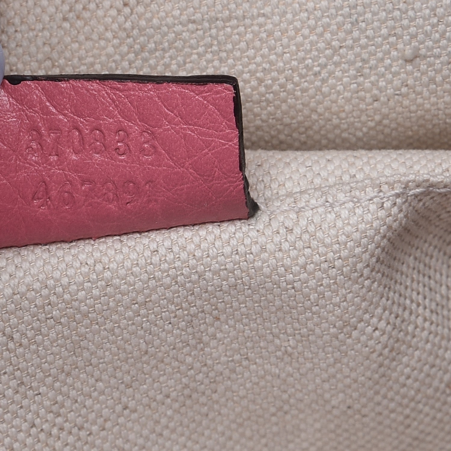 Gucci Cellarius Calfskin Medium Bamboo Backpack Glossy Pink 7 of 8
