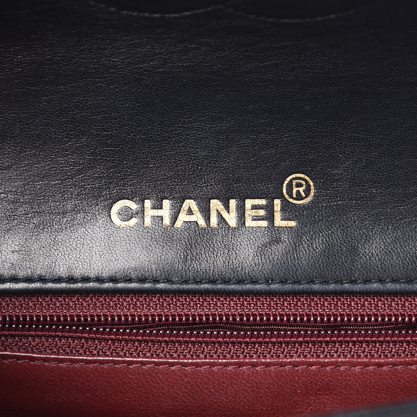 Lambskin Quilted Mini Square Flap Black