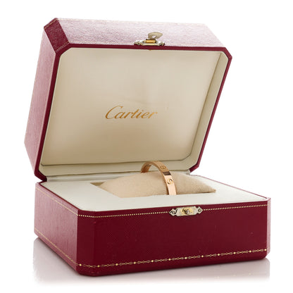 Cartier 18K Pink Gold LOVE Bracelet 17 5 of 5