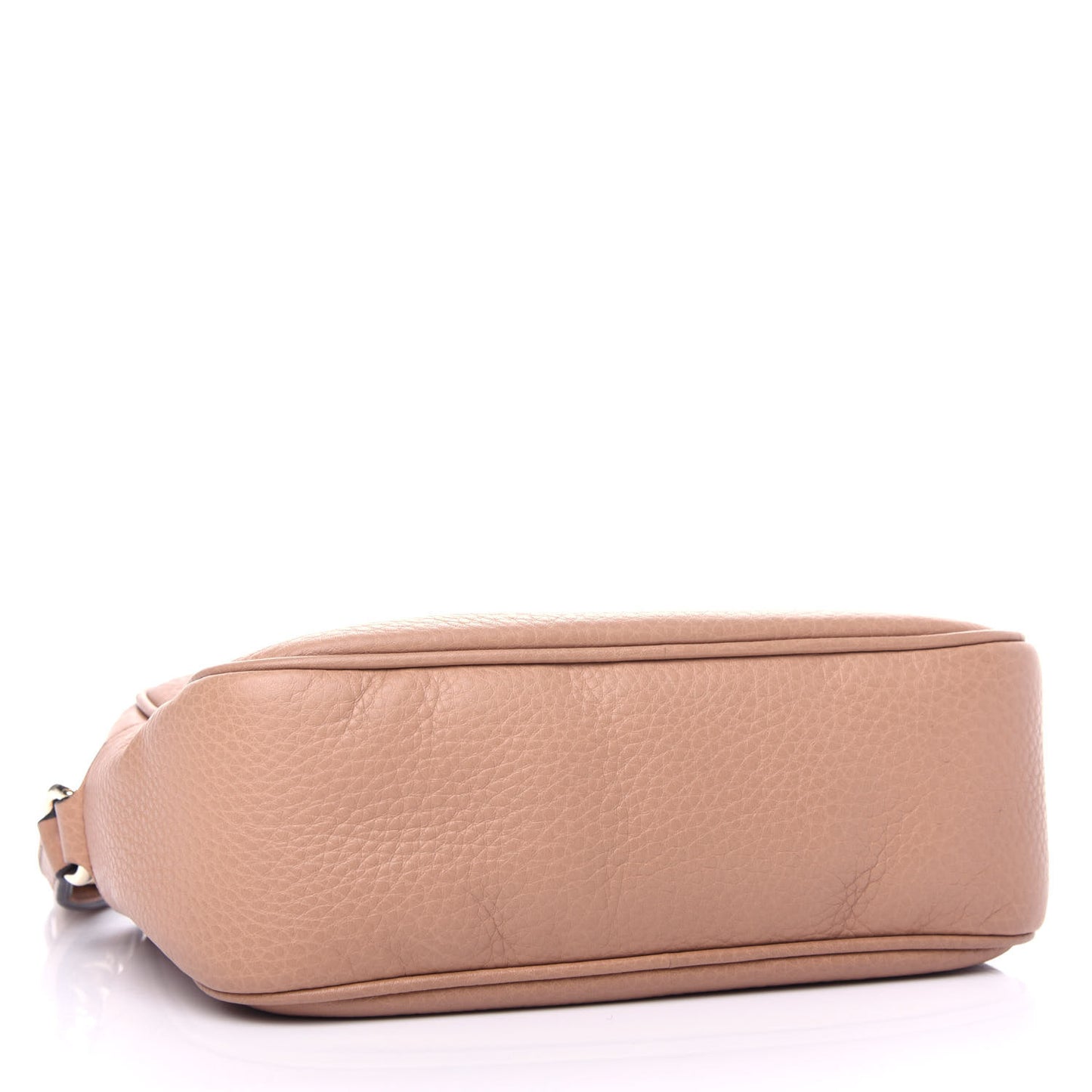 Pebbled Calfskin Small Soho Disco Bag Rose Beige