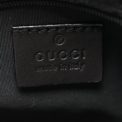 Gucci Canvas Half Moon Shoulder Pouch Black 6 of 9