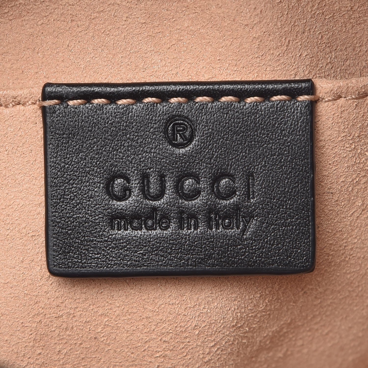 Gucci Calfskin Matelasse GG Marmont Belt Bag 95 38 Black 6 of 10