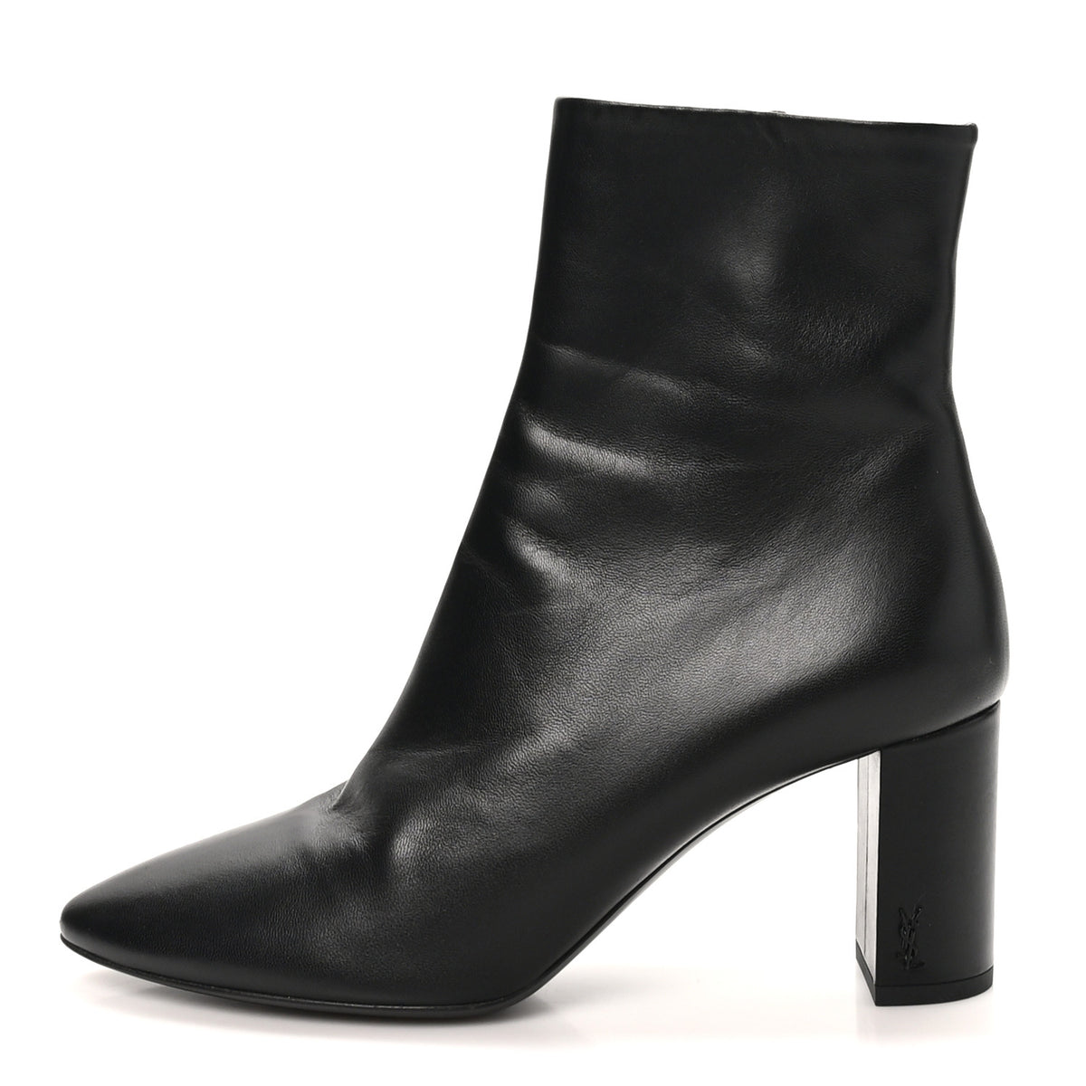 Nappa Vendome Loulou Ankle Zip Boot 39.5 Black
