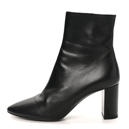Saint Laurent Nappa Vendome Loulou Ankle Zip Boot 39.5 Black 1 of 9