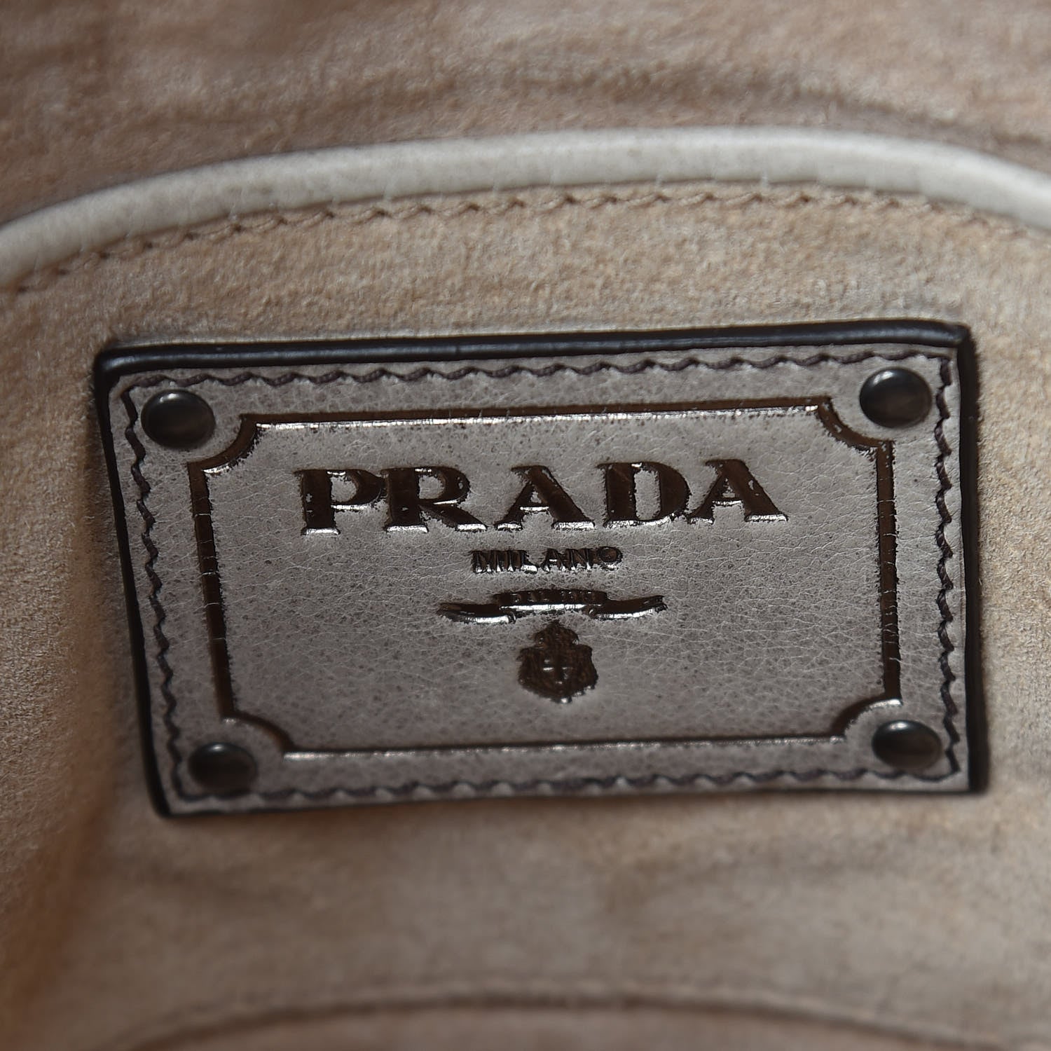 Prada Glace Calfskin Extra Wide Tote Ghiaccio Sfumato 8 of 15