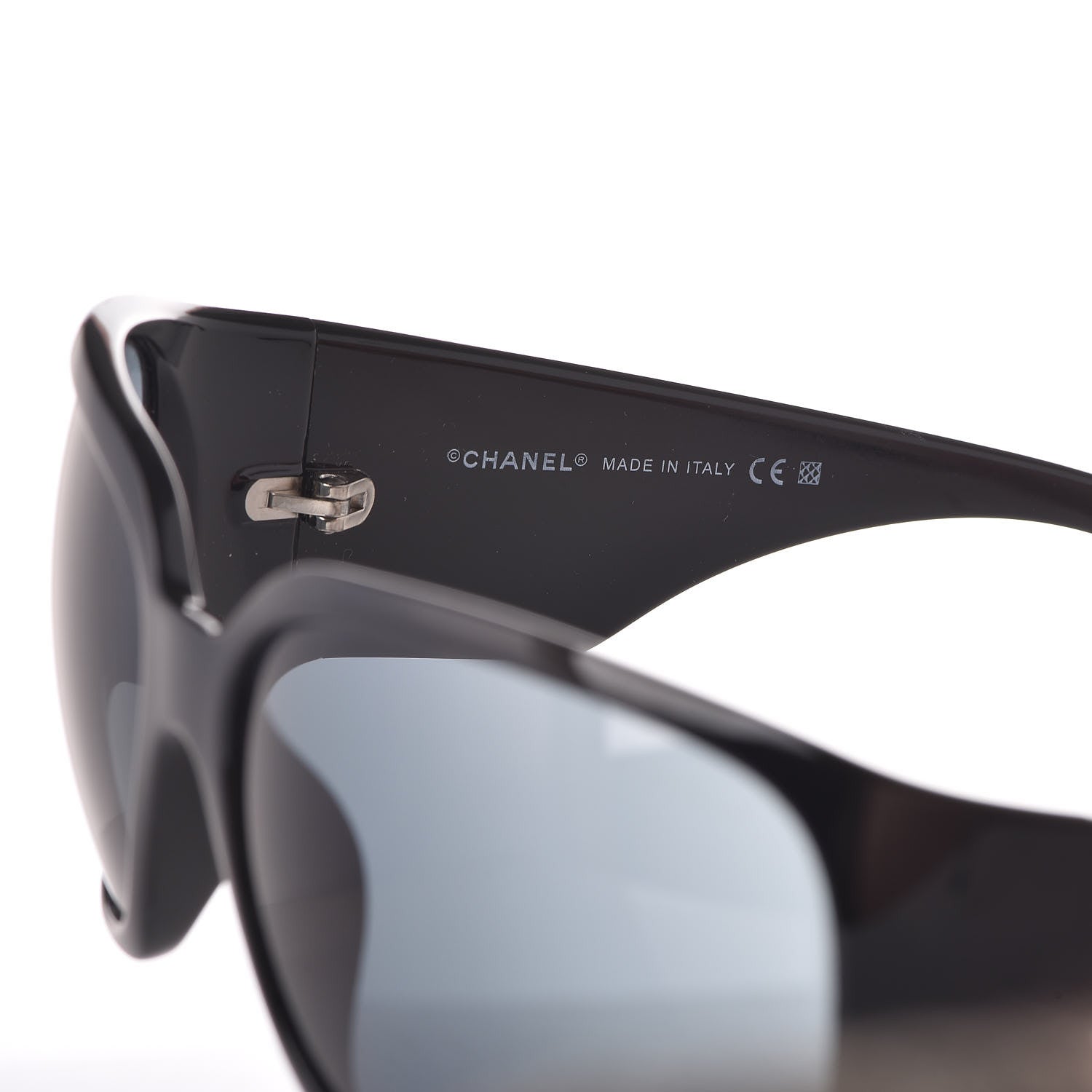 Chanel Crystal CC Sunglasses 5080-B Black 5 of 8