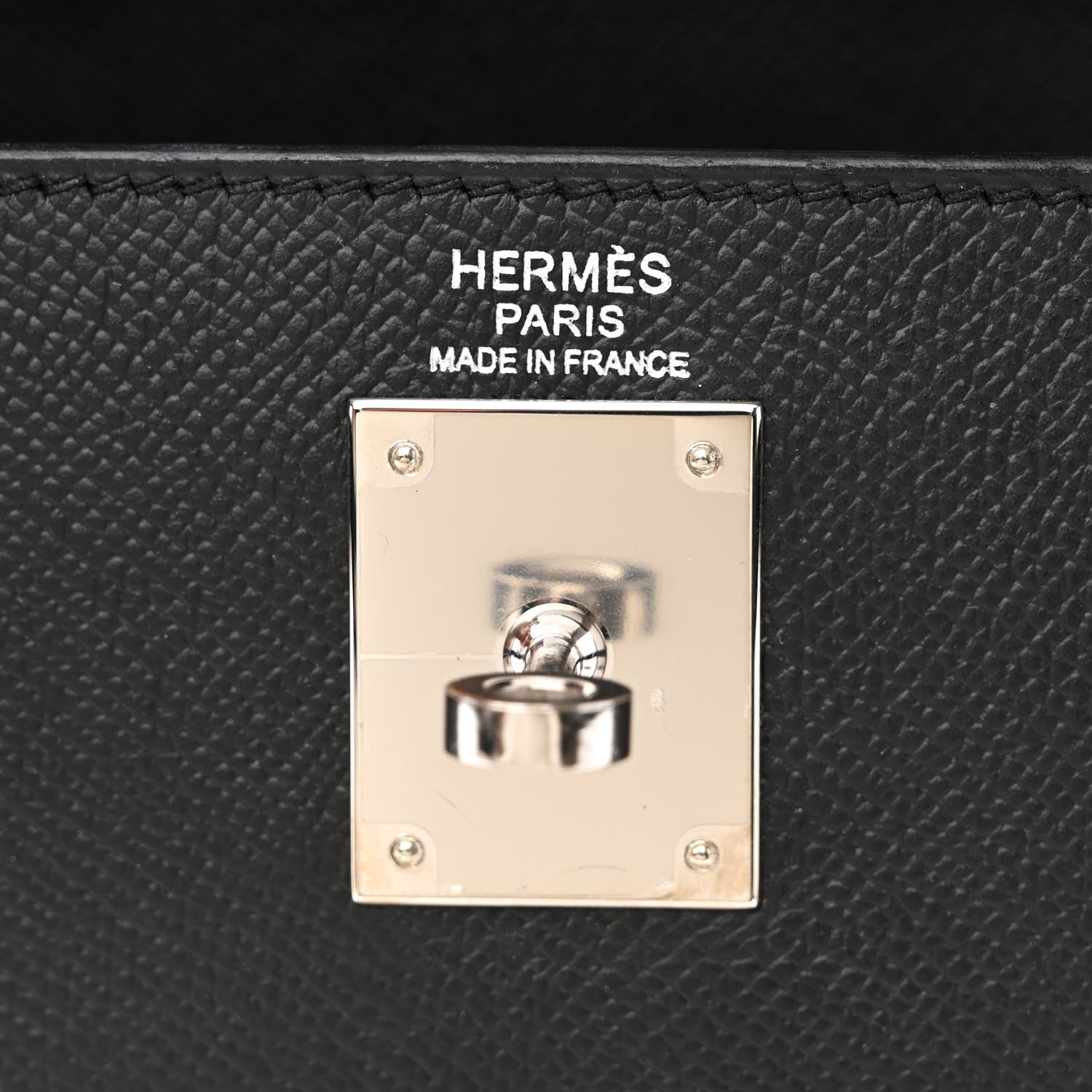 Hermes Epsom Kelly Sellier 32 Black 6 of 11