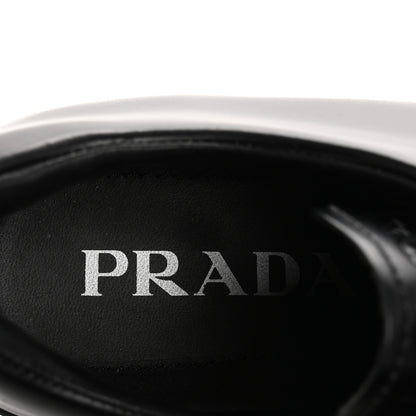 Prada Spazzolato Rois Monolith 55mm Derby Loafers 37 Black 7 of 10