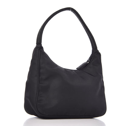Prada Tessuto Nylon Hobo Black 3 of 10