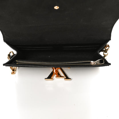 Louis Vuitton Calfskin Chain Louise GM Black 5 of 10