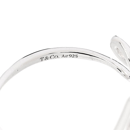 Tiffany Sterling Silver Paloma Picasso Graffiti Love Ring 54 7 5 of 5