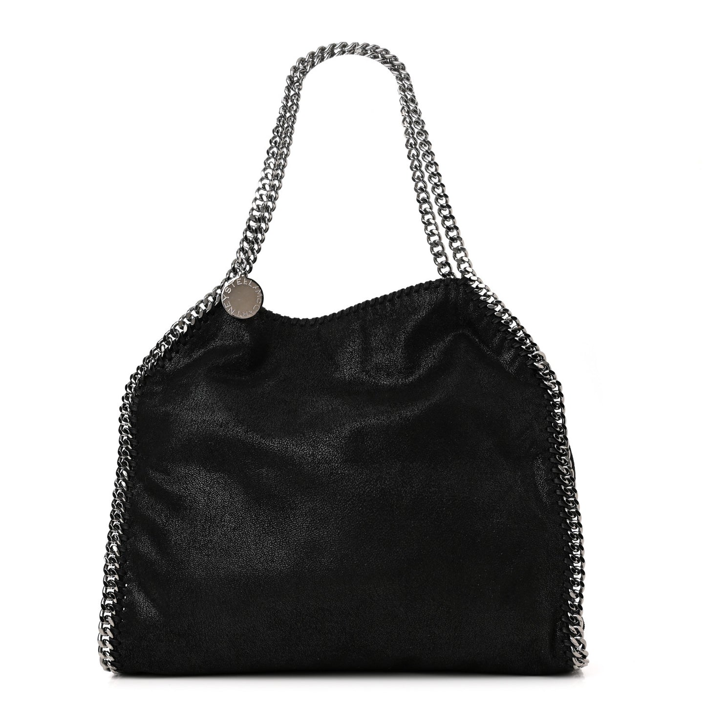 Shaggy Deer Falabella Fold Over Tote Black