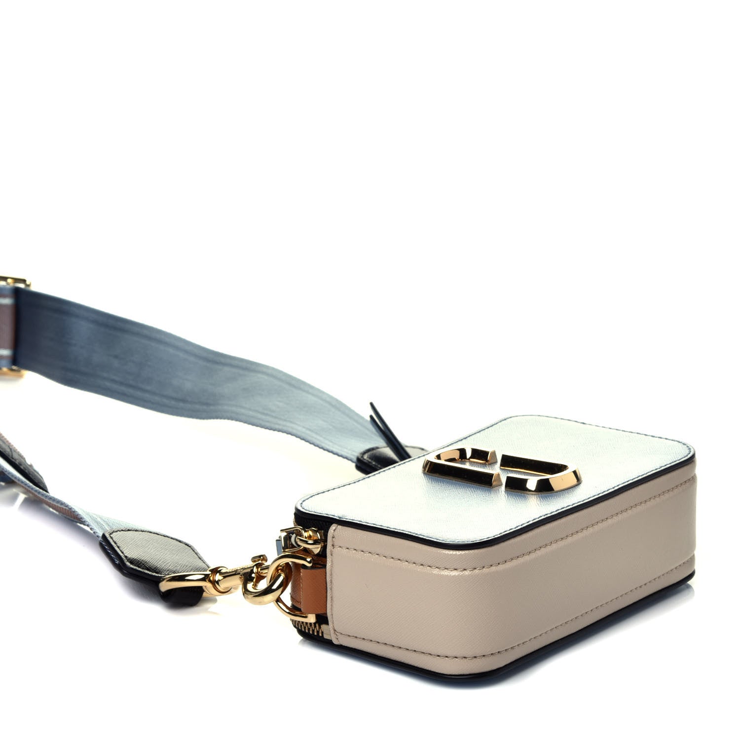 Marc Jacobs Saffiano Small Snapshot Camera Bag Light Blue 4 of 10