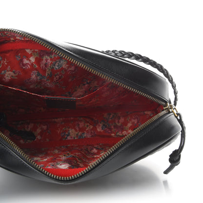 Gucci Calfskin Web Trapuntata Small GG Shoulder Bag Black 7 of 9