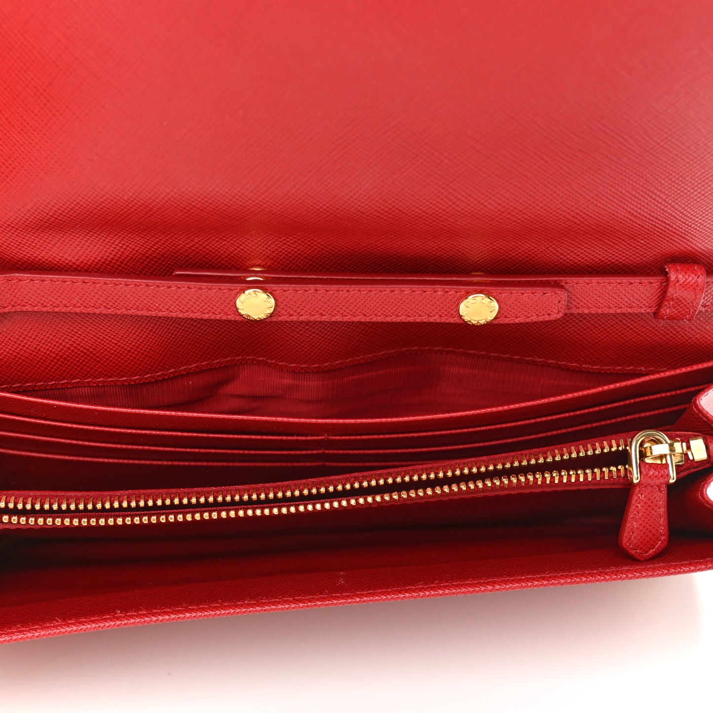 Saffiano Wallet on Chain Fuoco