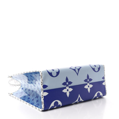 Louis Vuitton Monogram Giant Hawaii Onthego Blue 5 of 11