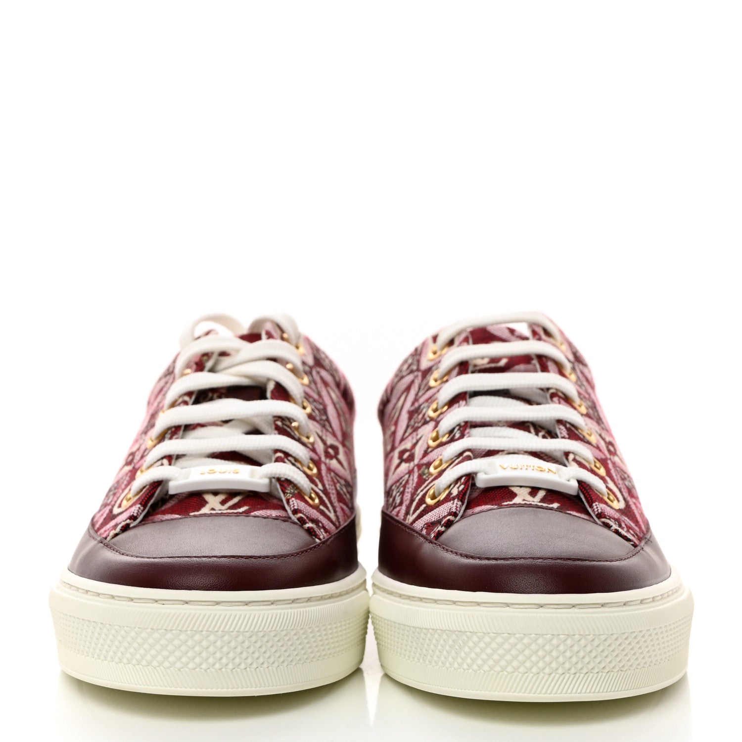 Louis Vuitton Jacquard Since 1854 Stellar Sneakers 37 Bordeaux 2 of 8