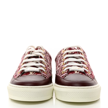 Louis Vuitton Jacquard Since 1854 Stellar Sneakers 37 Bordeaux 2 of 8