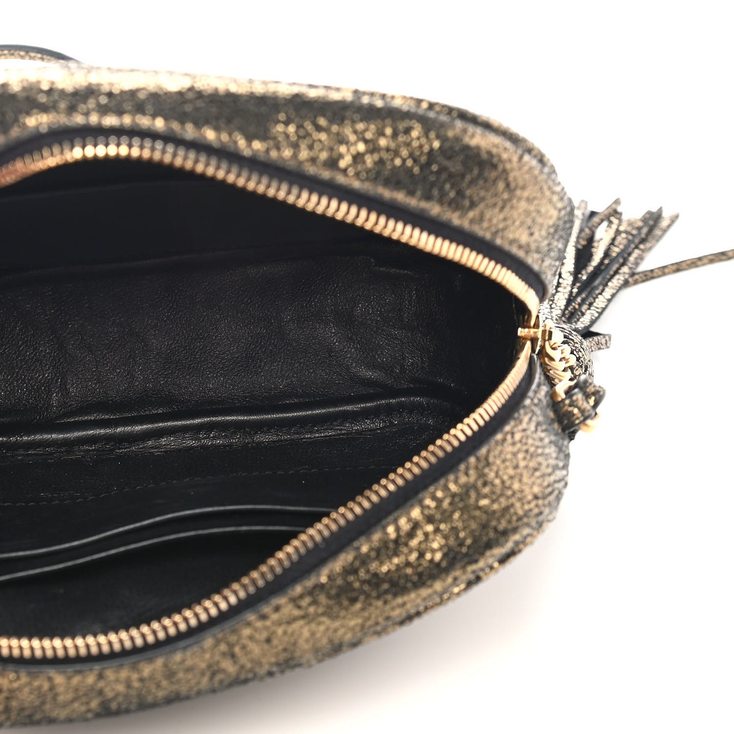 Lame Nappa Star 3D Monogram Blogger Bag Moss