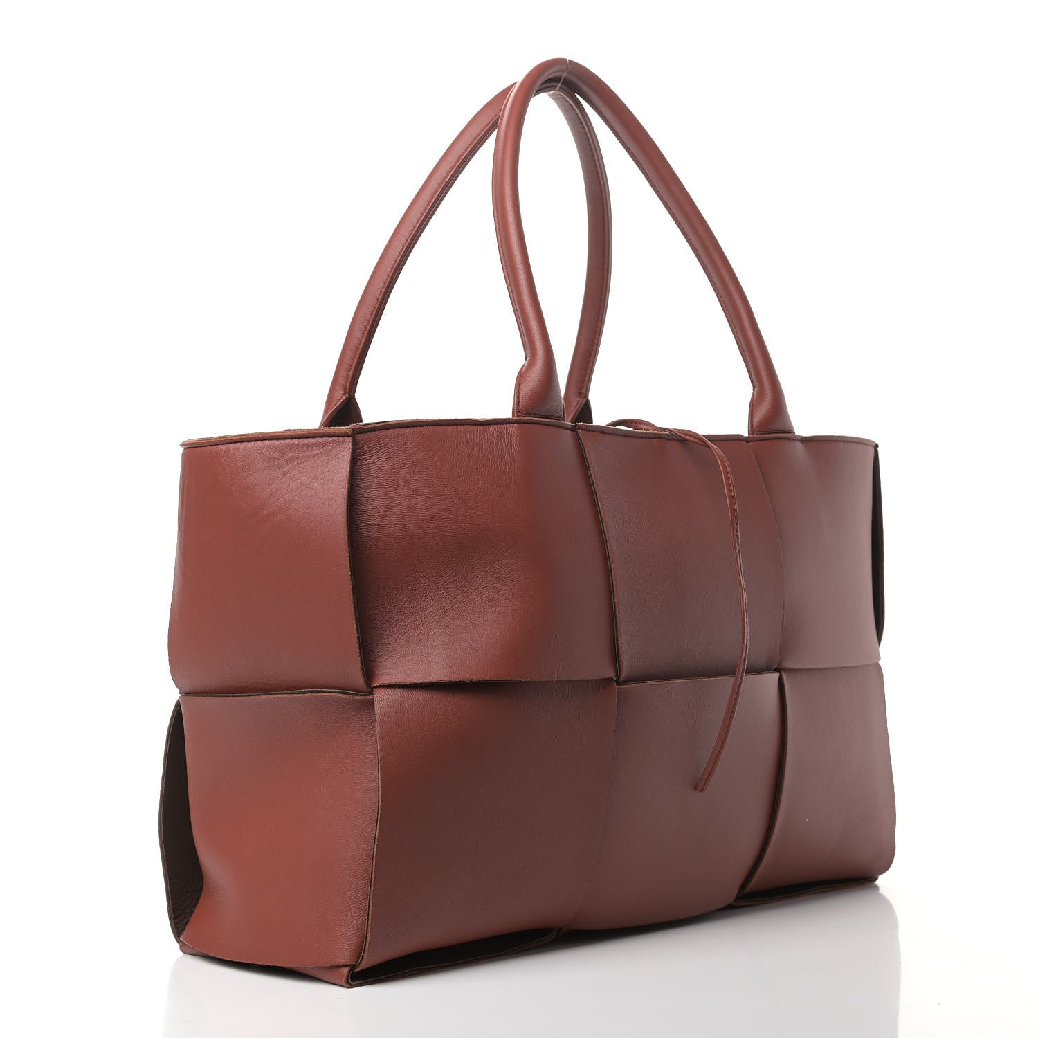 Bottega Veneta Nappa Maxi Intrecciato Medium Arco Tote Rust 4 of 13