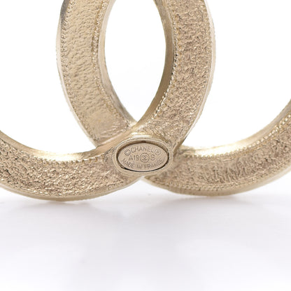 Chanel Pearl Enamel CC Brooch Black Gold 4 of 5