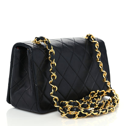 Chanel Lambskin Quilted Small Single Flap Bag Black 3 of 9