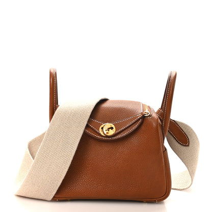 Hermes Barenia Faubourg Mini Lindy 20 Fauve Ficelle 1 of 11