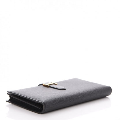 Hermes Epsom Bearn Gusset Wallet Black 4 of 8